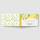 Lemons and Foliage Baby Shower Gästebuch (Voll)