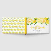 Lemons and Foliage Baby Shower Gästebuch (Voll)