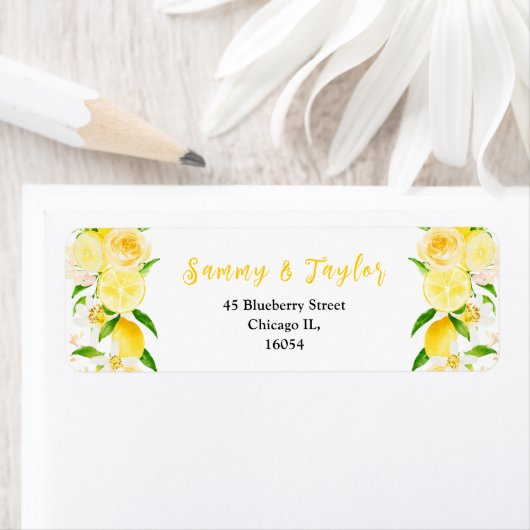 Lemons and Foliage Wedding (Insitu)