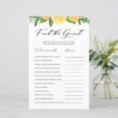 Lemons and Oranges Find the Guests Shower Game (Stehend Vorderseite)