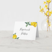 Lemons bearbeitbare Zeichenkarte Karte (Gelbe Blume)