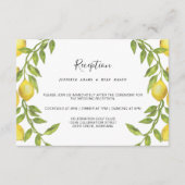 Lemons Blossom Grüne Blumenzwiebelempfehlung Begleitkarte (Vorderseite)