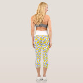 Lemons Blue Mediterranean Capri Leggings (Rückseite)
