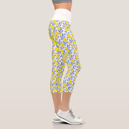 Lemons Blue Mediterranean Capri Leggings (Rechts)