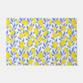 Lemons Blue Mediterranean Fußmatte (Vorderseite)