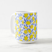 Lemons Blue Mediterranean Kaffeetasse (Vorderseite Links)