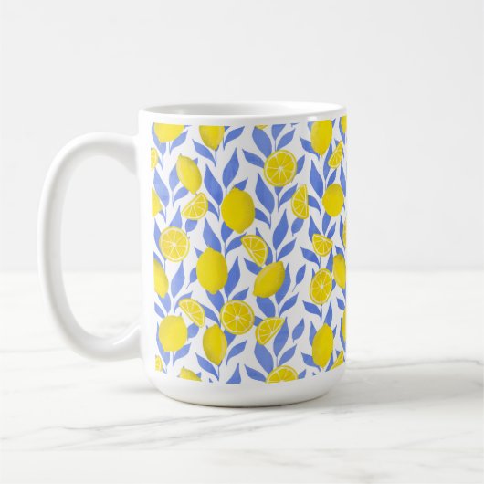 Lemons Blue Mediterranean Kaffeetasse (Links)