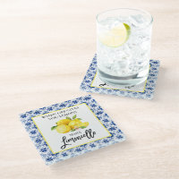 Lemons Blue Tile Limoncello