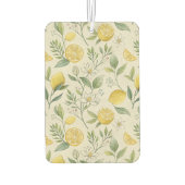Lemons & Blume Pattern Air Freshener Autolufterfrischer (Rückseite)