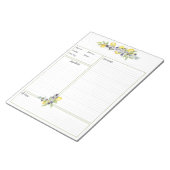 Lemons Botanische Rezeptorseiten Notizblock (angewinkelt)