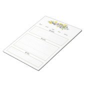 Lemons Botanische Rezeptorseiten Notizblock (angewinkelt)