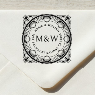 Lemons & Bows Rücksendeadresse Selbstfärbestempel Permastempel