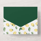 Lemons Brautparty Advice Card Abziehen All In One Einladung (Rückseite)