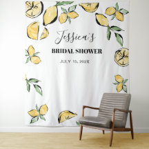 Lemons Brautparty Background Foto Stand