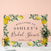 Lemons Brautparty Begrüßungszeichen Akryllisches Z Acrylschild (Hochzeit)