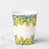 Lemons Brautparty Party Dekoration Foto Stand Pappbecher (Rückseite)