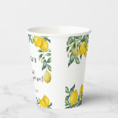 Lemons Brautparty Party Dekoration Foto Stand Pappbecher (Links)