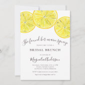 Lemons Bridal Brunch Einladung (Vorderseite)