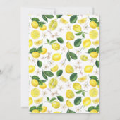 Lemons Bridal Brunch Einladung (Rückseite)
