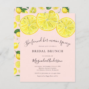 Lemons Bridal Brunch Einladung