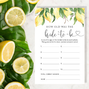 Lemons Bridal wie alt war das Brautspiel