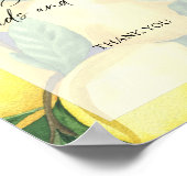 LEMONS - BÜCHERKARTEN UND GIFTS-Plakat Poster (Ecke)