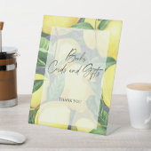 LEMONS - BÜCHERKARTEN UND GIFTS-Plakat Sockelschild (In SItu)
