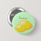 Lemons Button (Vorne & Hinten)