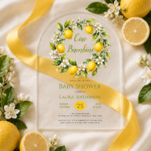 Lemons Ciao Bambino Baby Shower Italienisches Them