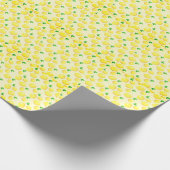 Lemons Citrus Design Geschenkpapier (Ecke)