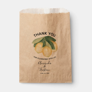 Lemons Citrus Vielen Dank Geschenktütchen
