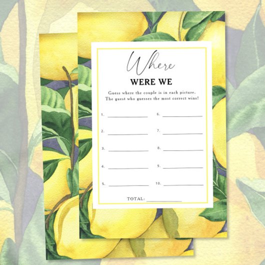 Lemons Citrus - Wo waren wir Brautparty