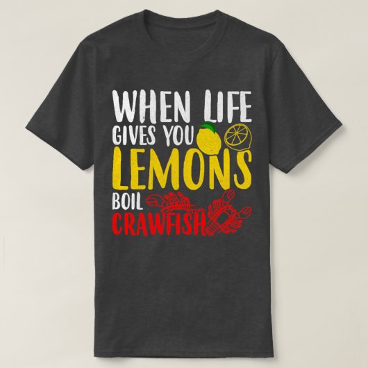 Lemons Crawfish Freshwater Hummer T-Shirt (Design vorne)