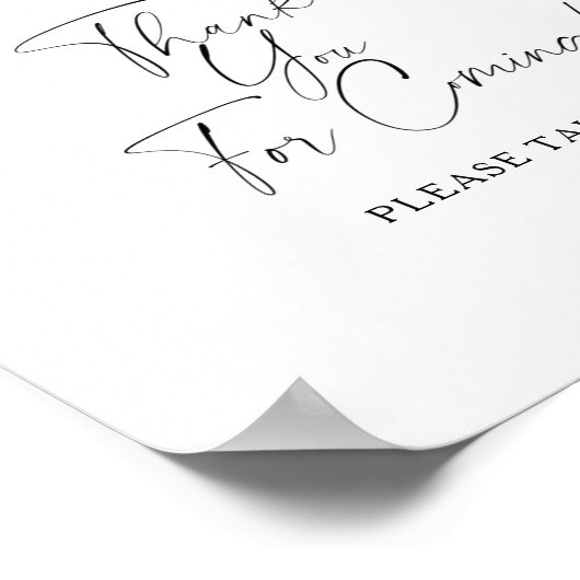 Lemons - Danke, dass du gekommen bist Poster (Ecke)