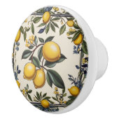 Lemons der Zweigstelle Lemons Verlasst Blue & Whit Keramikknauf (Rechts)