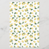 Lemons Die Schürze Brautparty Spielkarte Flyer (Hinten)