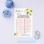 Lemons Die Schürze Rosa Brautparty Spielkarte Flyer (Einzeln)