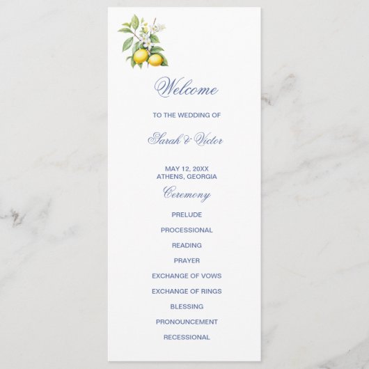 Lemons Double Sided Flat Program Programm (Vorderseite)