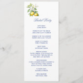 Lemons Double Sided Flat Program Programm (Rückseite)