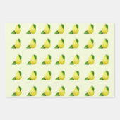 Lemons Dreierpackpapier Geschenkpapier Set (Vorderseite 2)