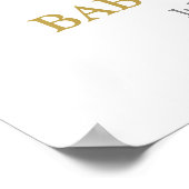 Lemons Floral Begrüßungszeichen Poster (Ecke)