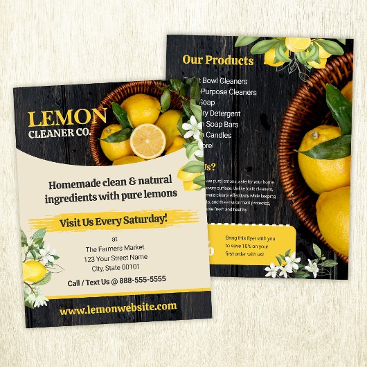 Lemons Flyer Template