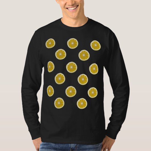 Lemons Fruchtmuster T-Shirt (Vorderseite)