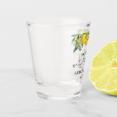 Lemons Gastgeschenk Hochzeit erschossen wir den Kn Schnapsglas (Links)