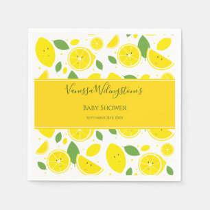 Lemons Gelb-Grün-Babydusche Serviette
