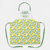 Lemons, gelbe Küchenutensilien Schürze (Vorderseite)