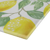 Lemons Glass Cutting Board Schneidebrett (Ecke)