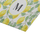 Lemons Glass Cutting Board Schneidebrett (Ecke)