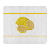 Lemons Glass Cutting Board Schneidebrett (Vorderseite)