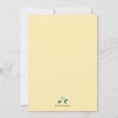 Lemons Greenery Engagement Party Einladung (Rückseite)